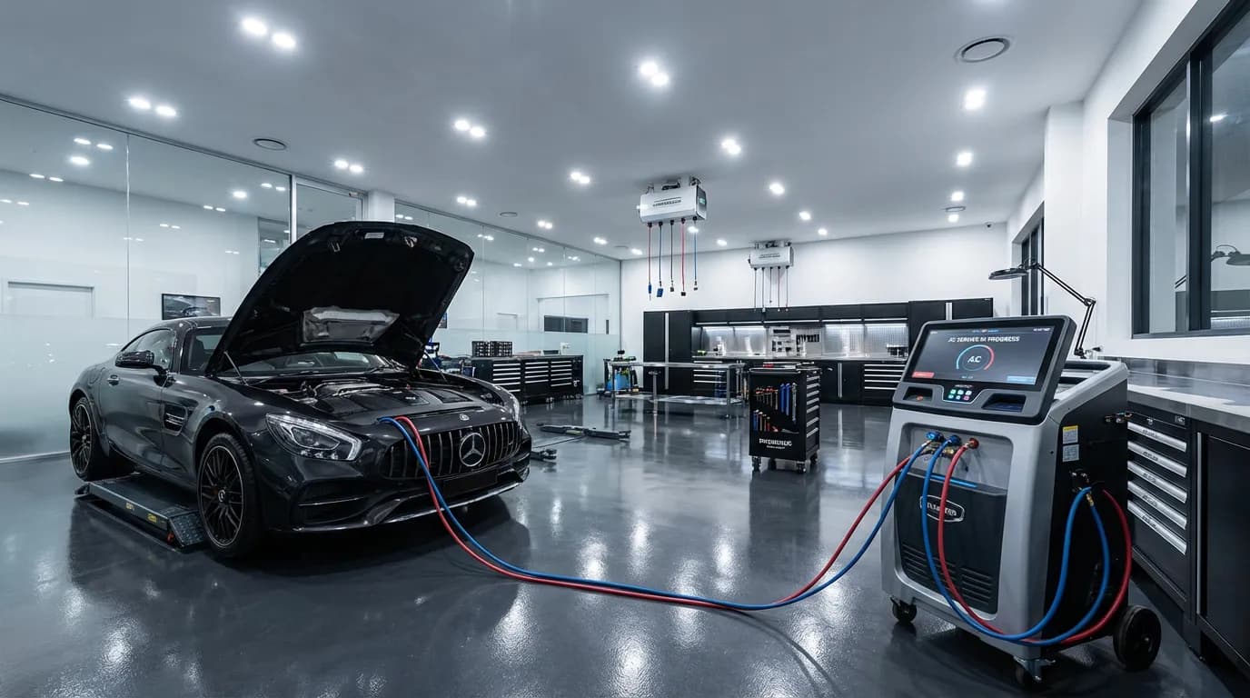 A/C Service Trenčín – recharge, disinfection and leak check